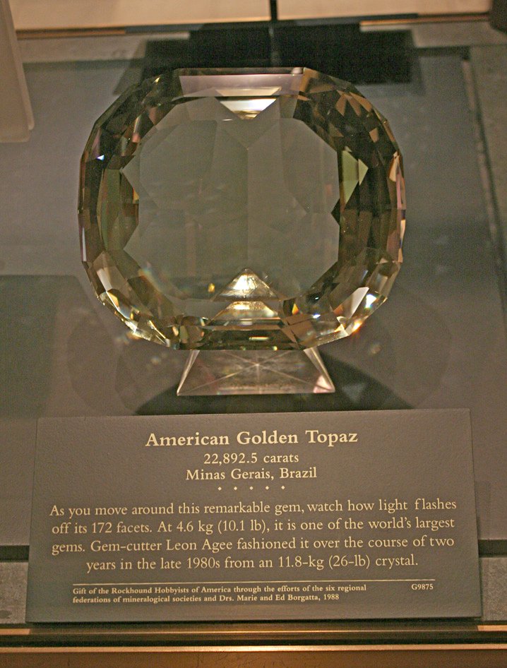American Golden Topaz Smithsonian