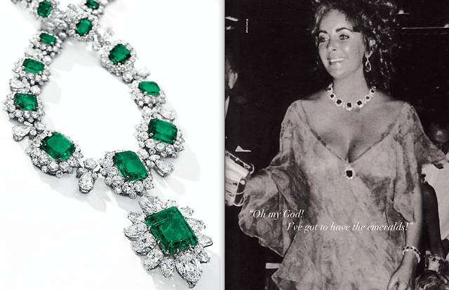 Elizabeth Taylor’s emerald pendant